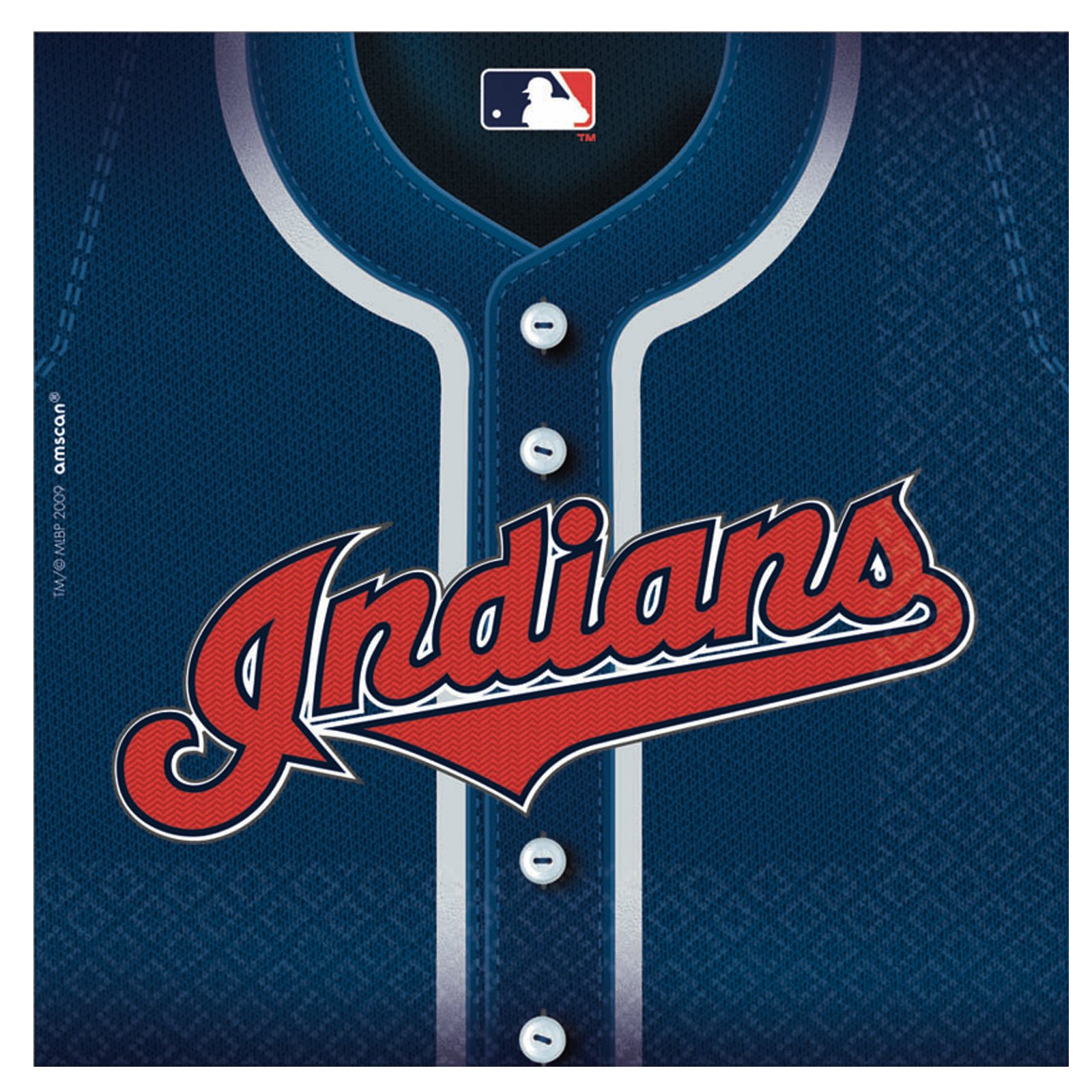 Cleveland Indians Baseball - Lunch Napkins (36 count) - Click Image to Close