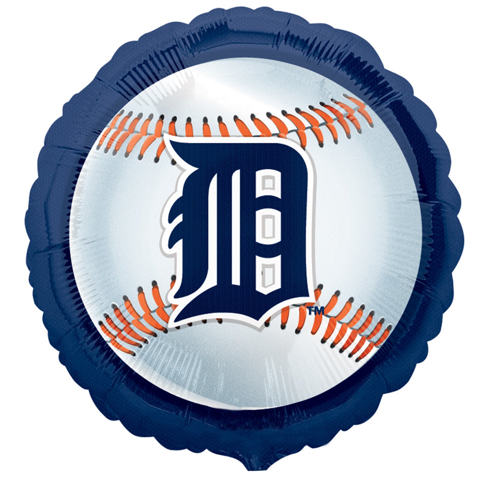 Detroit Tigers Baseball - Foil Balloon - Click Image to Close