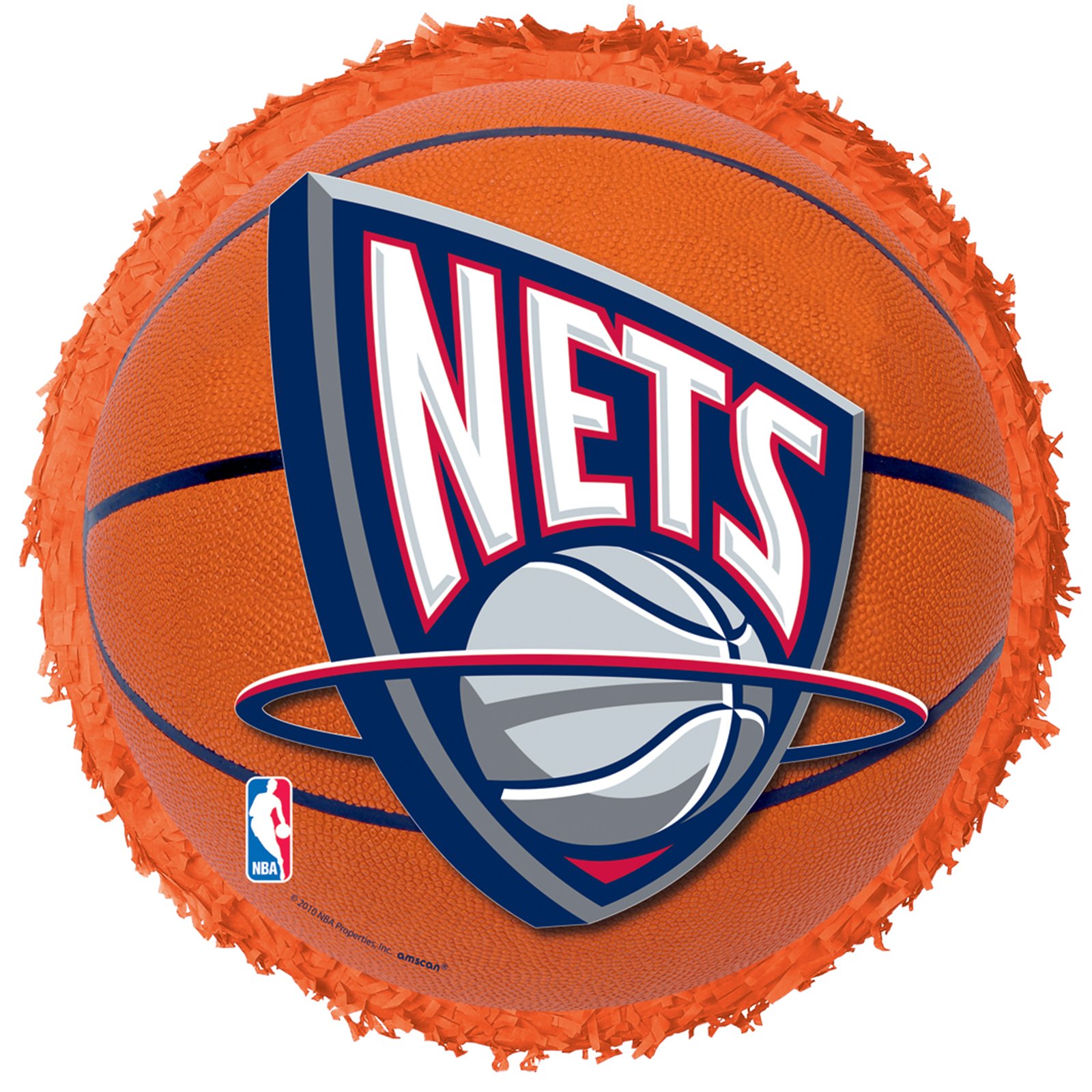 New Jersey Nets Basketball - Round Pinata