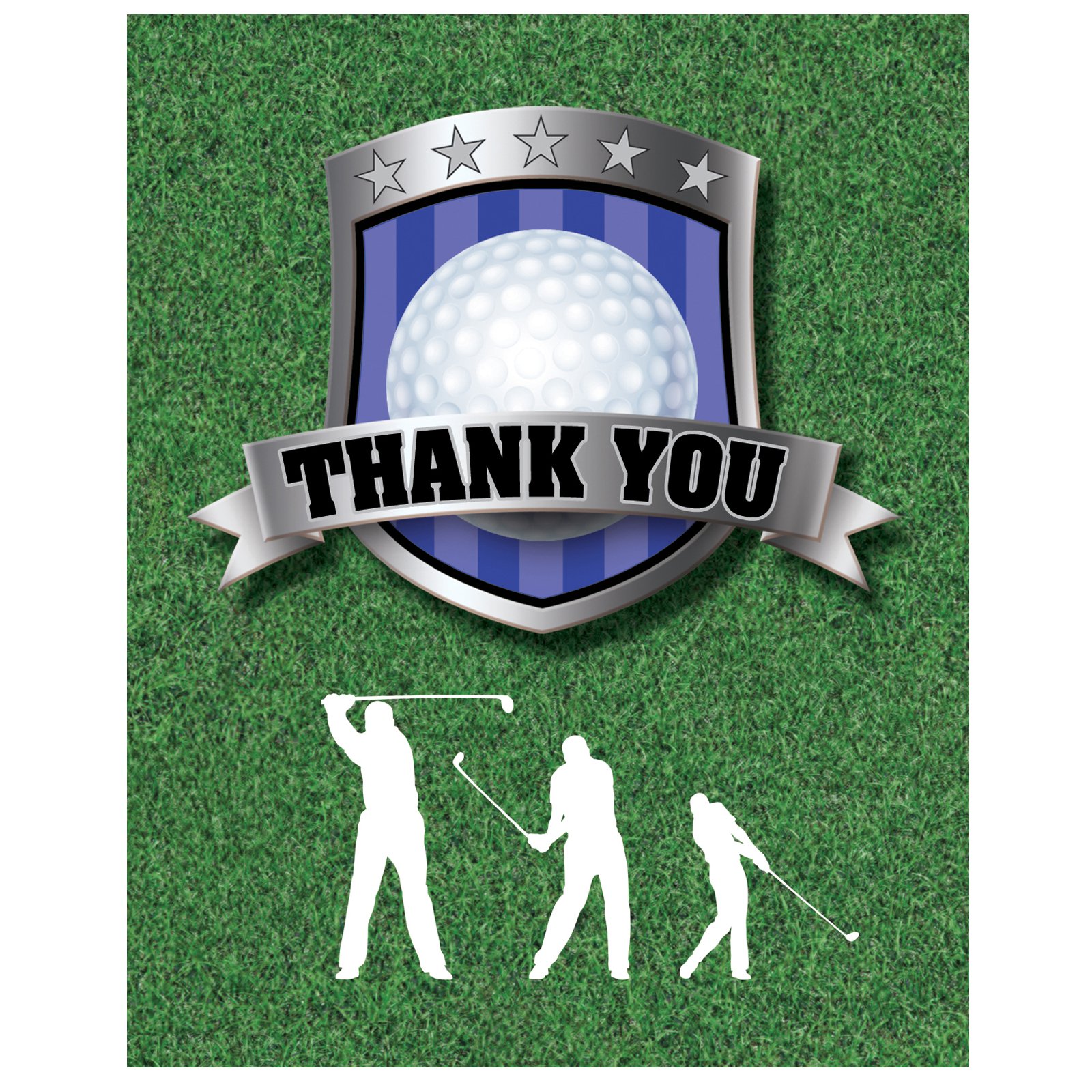 Golf - Thank You Cards (8 count) - Click Image to Close