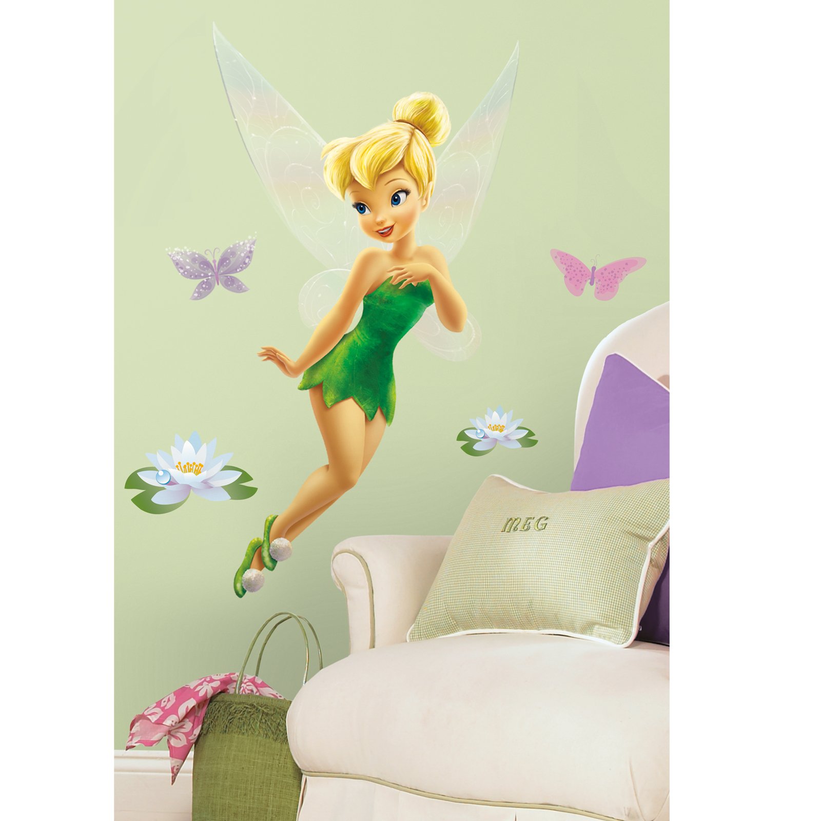 Tinker Bell Giant Peel and Stick Wall Decals - Click Image to Close