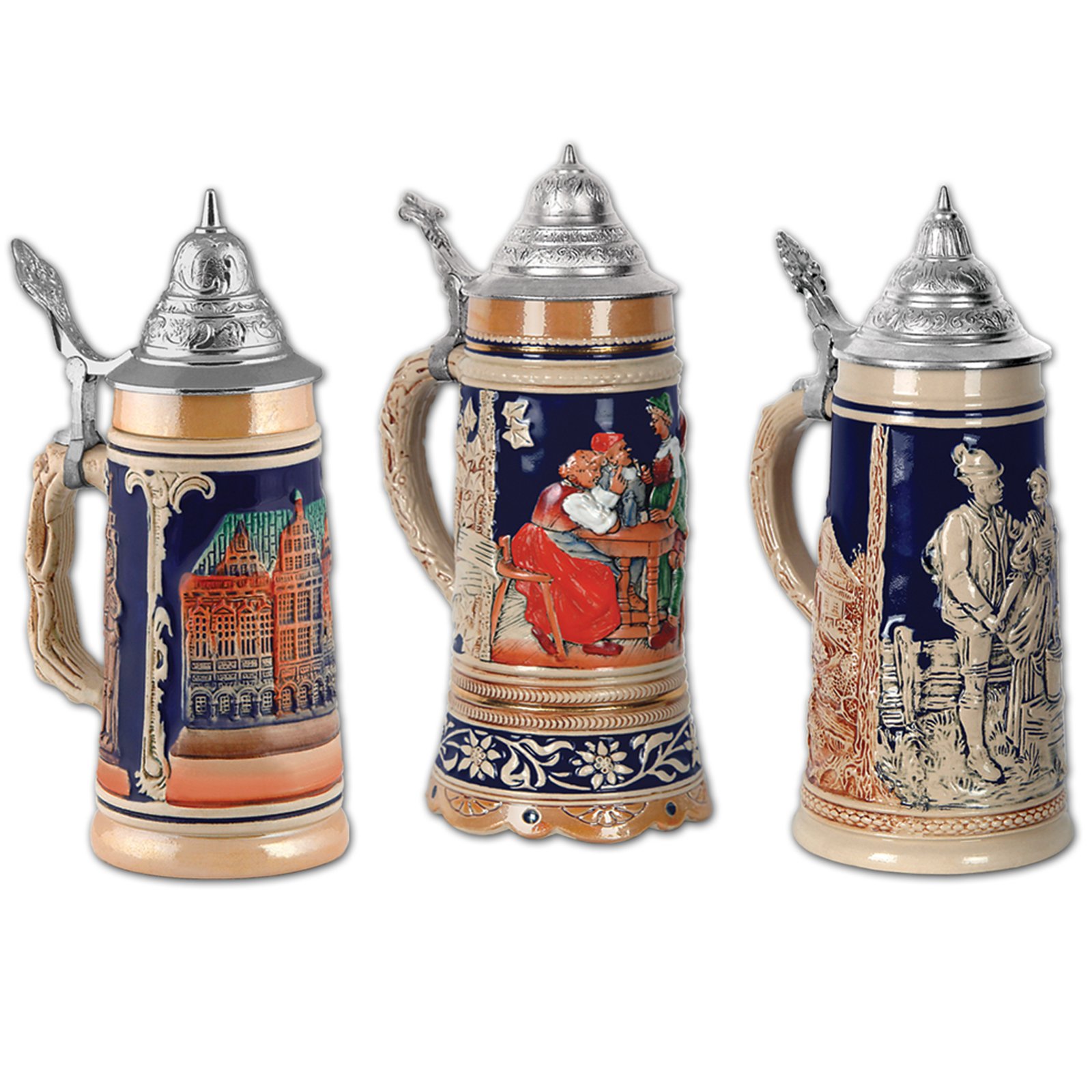 Beer Stein Cutouts (3 count) - Click Image to Close