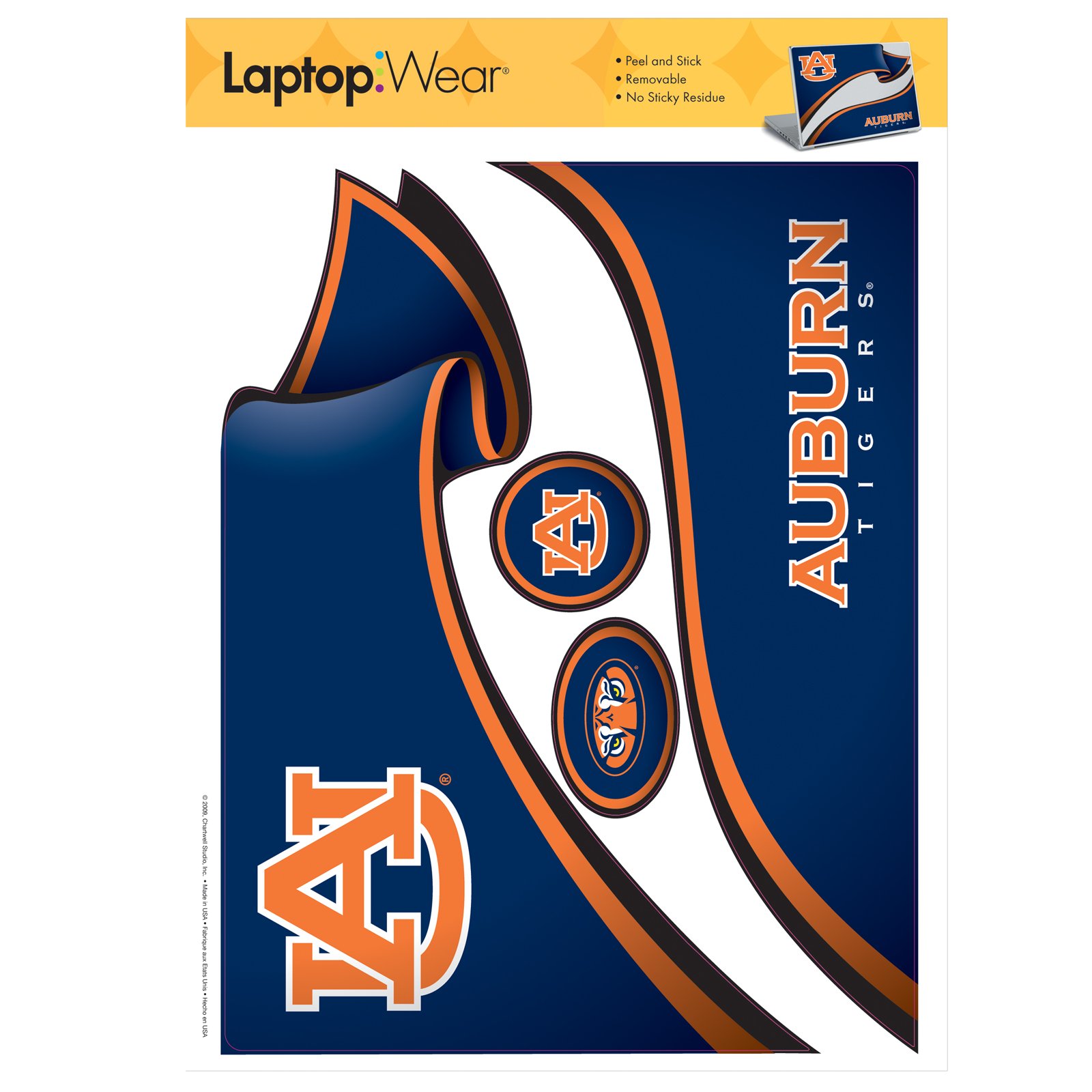 Auburn Tigers - Laptop Cover - Click Image to Close