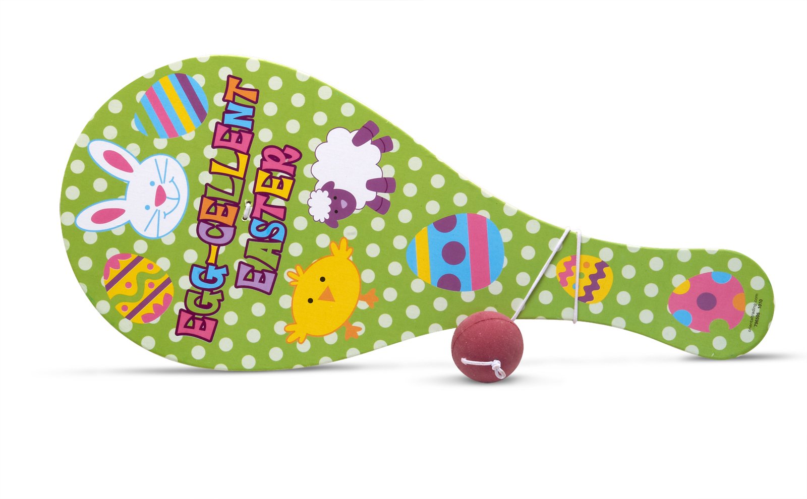 "Egg-Cellent" Wooden Jumbo Paddleball "Egg-Cellent" Wooden Jumbo Paddleball