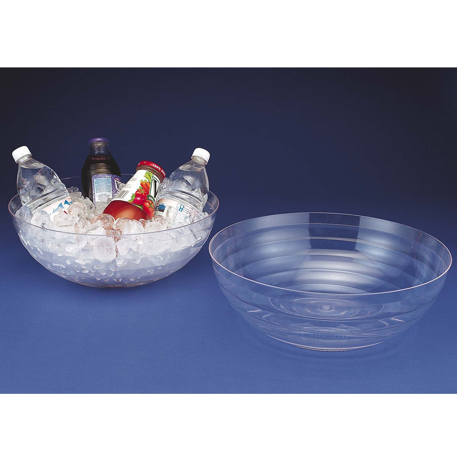 Ringed Large Plastic Bowl (10 Quart) - Click Image to Close