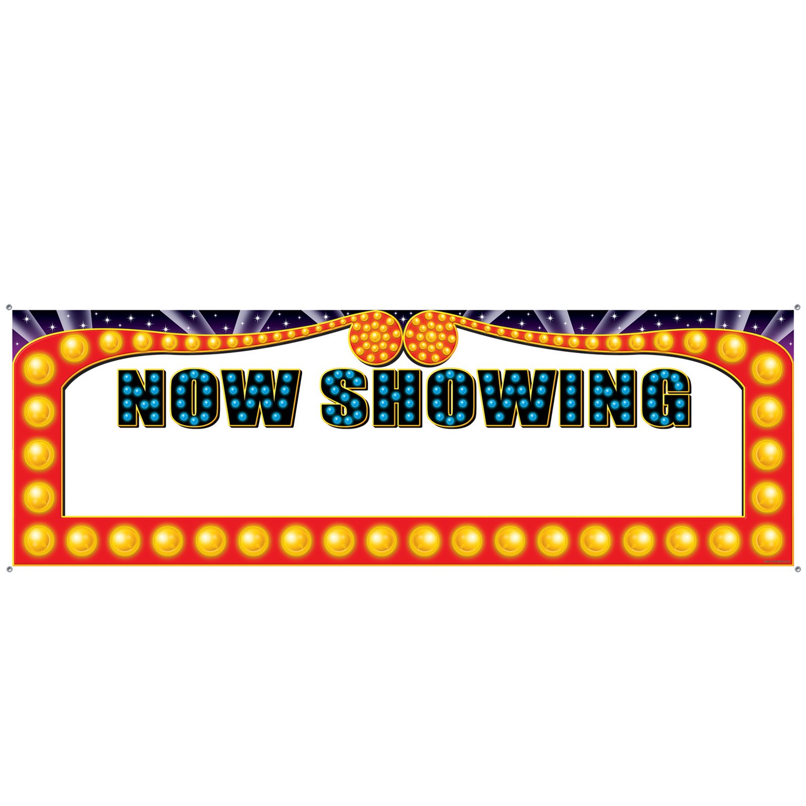 &quot;Now Showing&quot; Blank Sign Banner