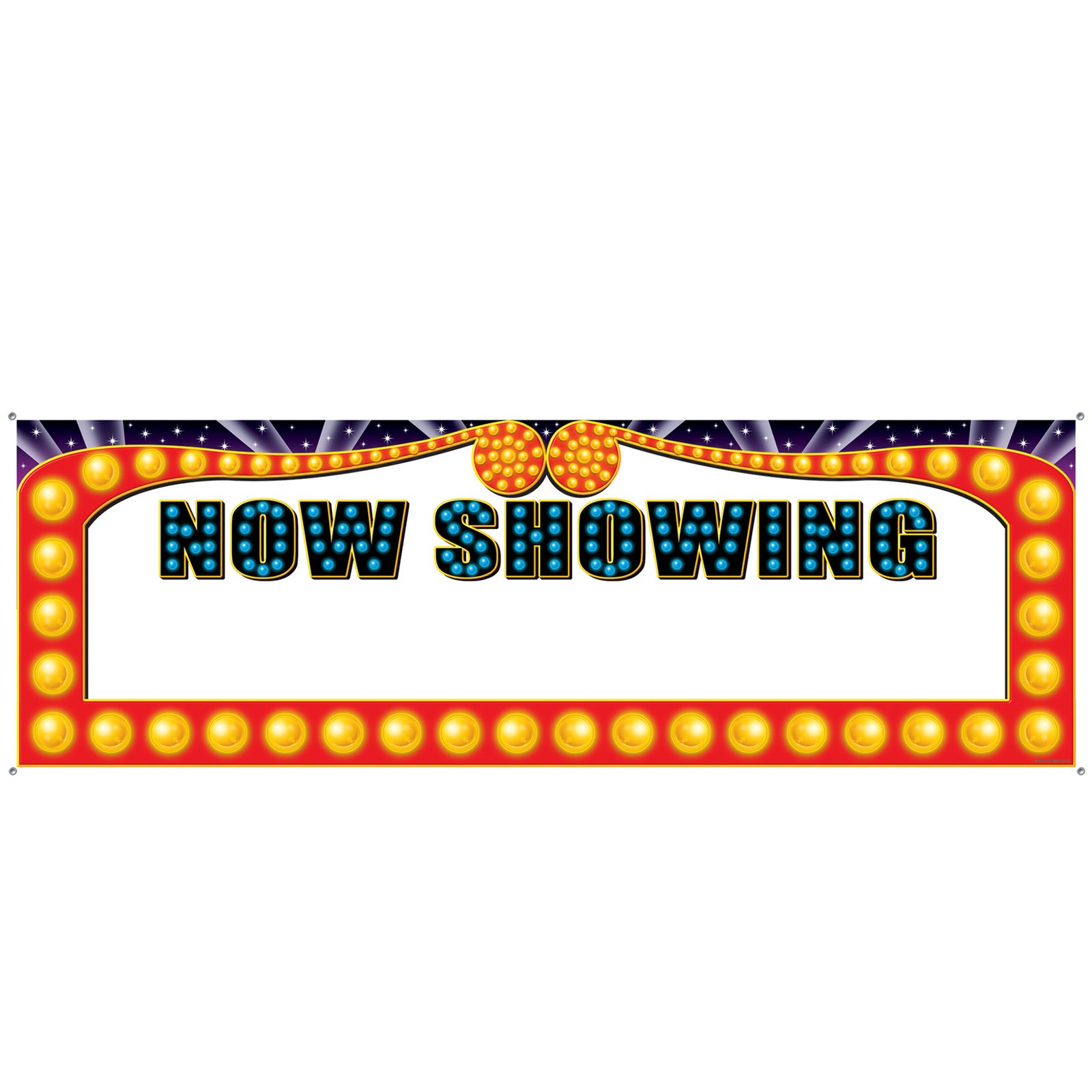 &quot;Now Showing&quot; Blank Sign Banner - Click Image to Close