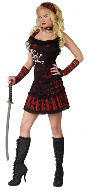 Skull Rocker Pirate Adult Costume