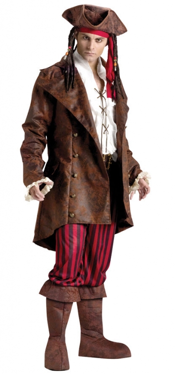 Brown Pirate Jacket - Click Image to Close