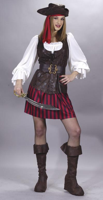High Seas Female Buccaneer Pirate Adult Costume - Click Image to Close