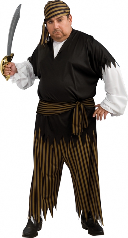 Buccaneer Plus Size Costume - Click Image to Close