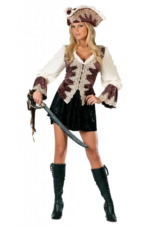 Royal Lady Pirate Adult Costume