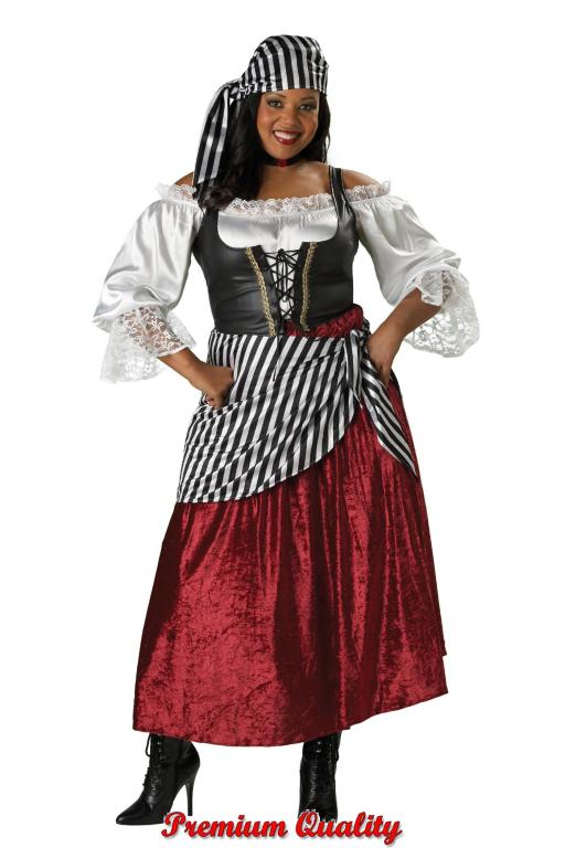 Pirate's Wench Plus Size Adult Costume - Click Image to Close