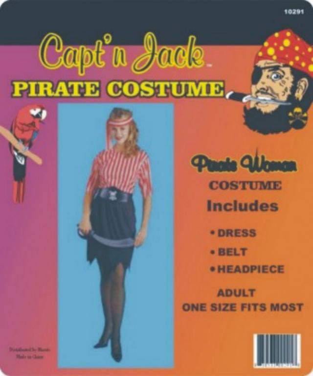 Pirate Jack Female Adult Costume - Click Image to Close