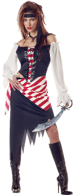 Ruby, The Pirate Beauty Adult Costume - Click Image to Close