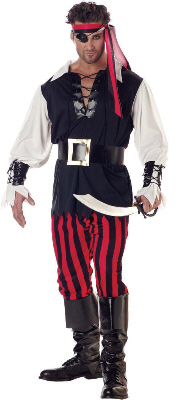 Cutthroat Pirate Adult Costume - Click Image to Close