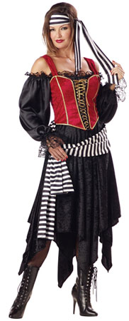 Pirate Lady Adult Costume - Click Image to Close