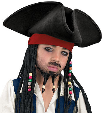 Kid's Jack Sparrow Hat - Click Image to Close