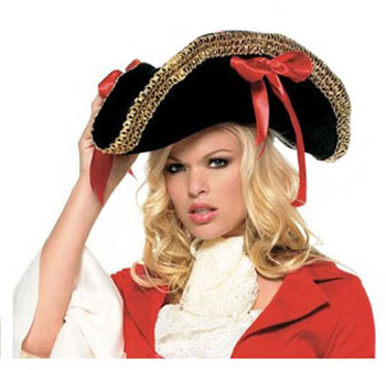 Ladies Pirate Hat - Click Image to Close