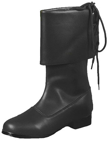 Child Black Pirate Boots