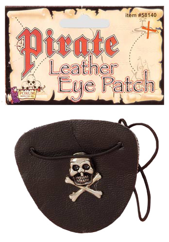 Pirate Leather Eye Patch - Click Image to Close