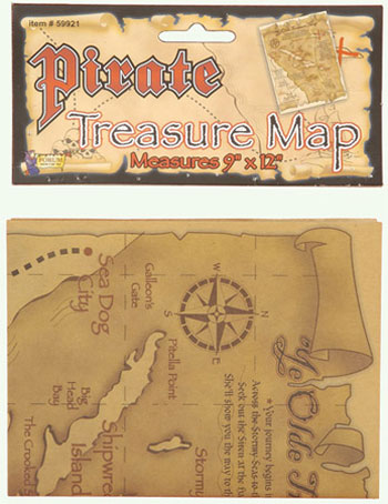 Treasure Map Accessory - Click Image to Close