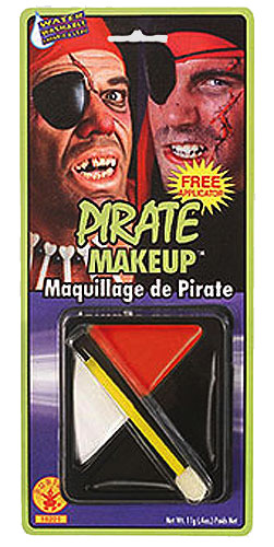 Face Pirate Makeup - Click Image to Close