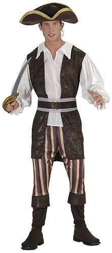 Men's Adult Pirate Costume - Click Image to Close