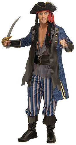 Men's Pirate Captain Costume - Click Image to Close