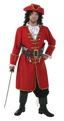 Plus Size Captain Morgan Costume - Click Image to Close