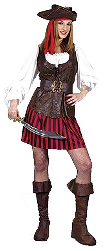 Female Caribbean Pirate Costume - Click Image to Close