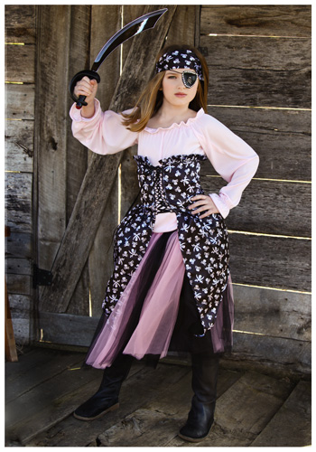 Pink Pirate Tutu Costume - Click Image to Close