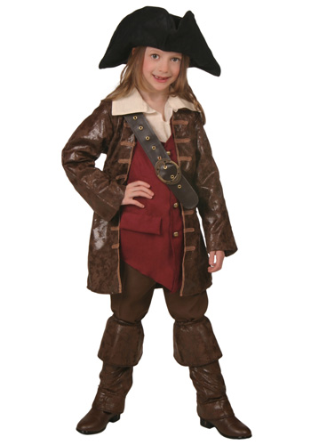 Girls Caribbean Pirate Costume - Click Image to Close