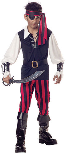Kid's Cutthroat Pirate Costume - Click Image to Close