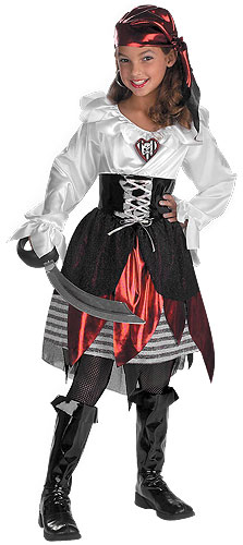 Pirate Lass Child Costume - Click Image to Close