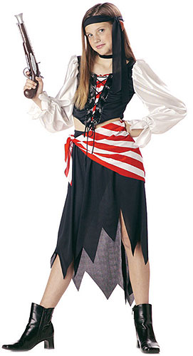 Ruby the Pirate Beauty Child Costume - Click Image to Close