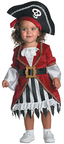 Toddler Girl Pirate Costume - Click Image to Close