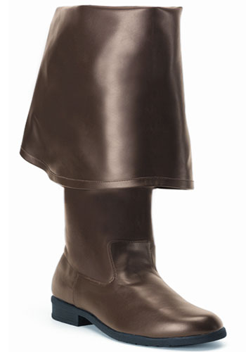 Caribbean Brown Pirate Boots - Click Image to Close