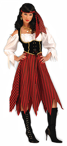 Adult Pirate Maiden Costume - Click Image to Close