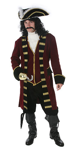 Plus Size Deluxe Captain Hook Costume