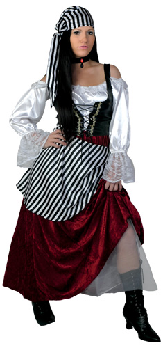 Plus Size Deluxe Pirate Wench Costume