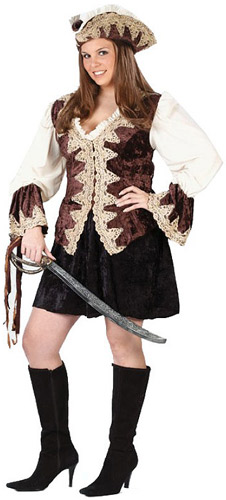 Royal Lady Plus Size Pirate Costume