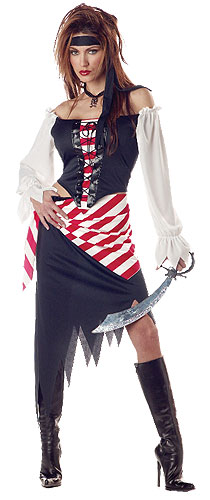 Adult Ruby the Pirate Beauty Costume - Click Image to Close