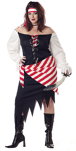 Plus Size Ruby the Pirate Beauty Costume