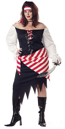 Adult Ruby the Pirate Beauty Costume - Click Image to Close