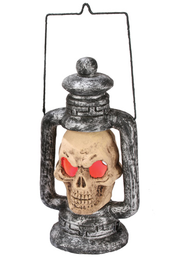 Skull Light Up Lantern - Click Image to Close