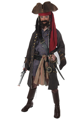 Teen Realistic Caribbean Pirate Costume