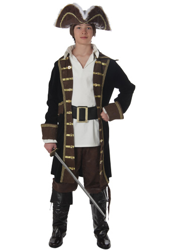 Teen Realistic Pirate Costume - Click Image to Close