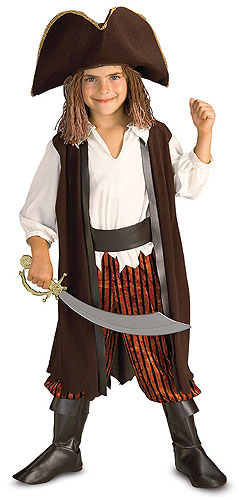 Caribbean Pirate Yarn Baby Costume - Click Image to Close