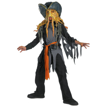 Pirates of the Caribbean 3 Davy Jones Quality Child (2007) Costu - Click Image to Close